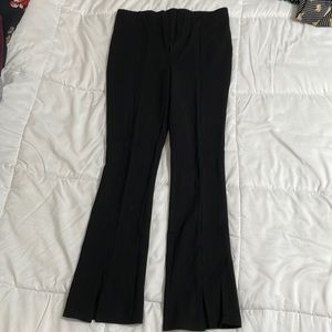 High waisted black pants